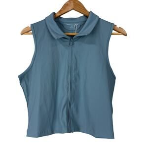 Travis Mathew Women's Midline Sleeveless Polo Blue Size X-Large New With Tags